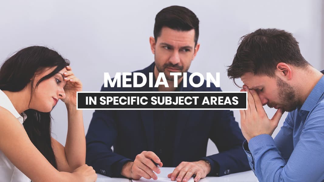 Mediation in Specific Subject Areas
