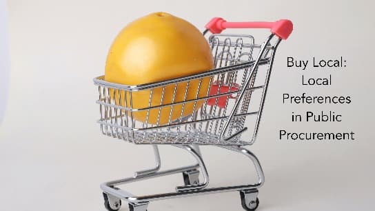 "Buy Local": Local Preferences in Public Procurement